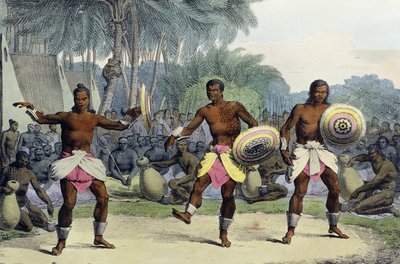 ジャンオーギュスタンフランケラン（1798-1839）によって刻まれた「航海のピトレスクオートゥールデュモンド」からのサンドイッチ諸島ダンスの先住民、1822年 作： Ludwig Choris